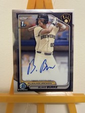 Blake Burke Bowman Chrome 2024 Auto