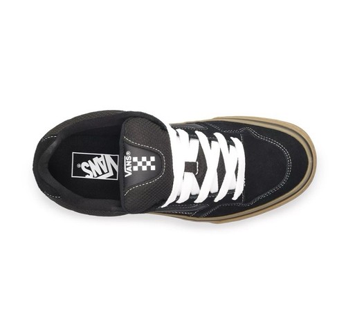 Vans Caldrone Men's Shoes Size 10.5 Sneakers Suede mesh Skateboard Black 🛹 - Picture 4 of 5