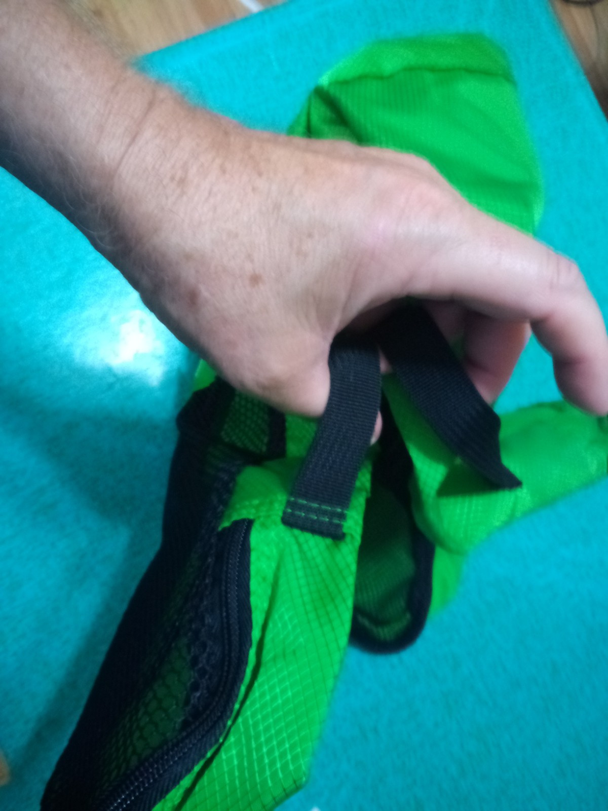 Amazon Basics Travel Organizer Packing Cube 2 Piece Set Green Large Slim