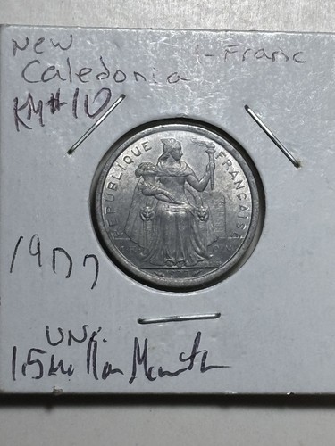 (8) European Coins New Caladonia, Greece, 3 Other Central Countries - Picture 3 of 18