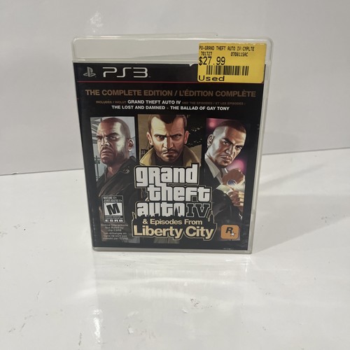 Grand Theft Auto IV Complete Edition (Sony PlayStation 3, 2008) Episodes No Map