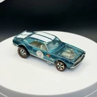 Vintage Hot Wheels Redline Spoiler Series Heavy Chevy Camaro Aqua - Good, Read