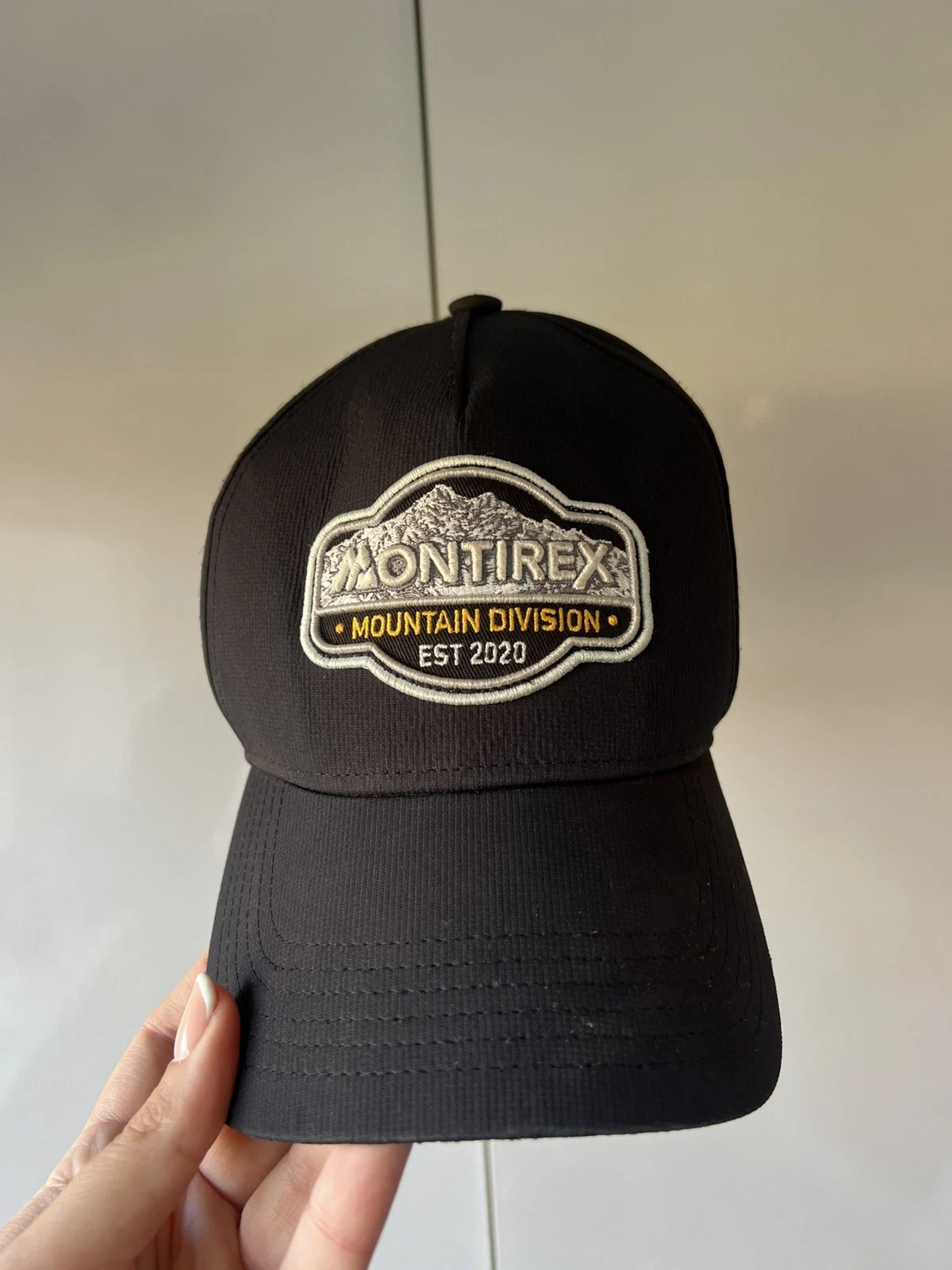 Montirex Men's Baseball Cap Black Mountain Division Adjustable One Size
