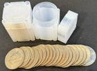 Lot of (2) 1976 50C Clad Kennedy Half Dollar Uncirculated Rolls (40 total coins)