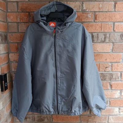 Ozark Trail Men's Vented Windbreaker Jacket Soothing Gray Size 3XL