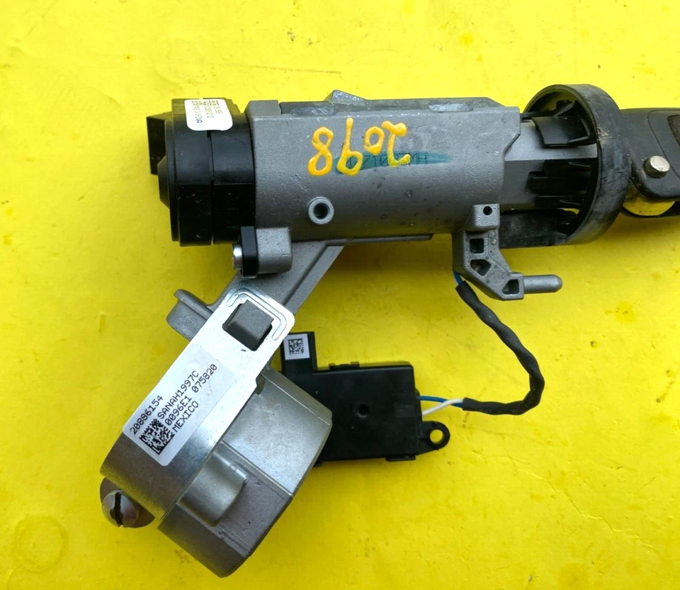 2010-2015 BUICK LACROSSE IGNITION SWITCH LOCK W/ KEY & IMMOBILIZER OEM 13502301 - Image 4 of 4