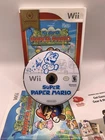 Super Paper Mario Nintendo Selects Edition (Nintendo Wii) CIB Mint Disc