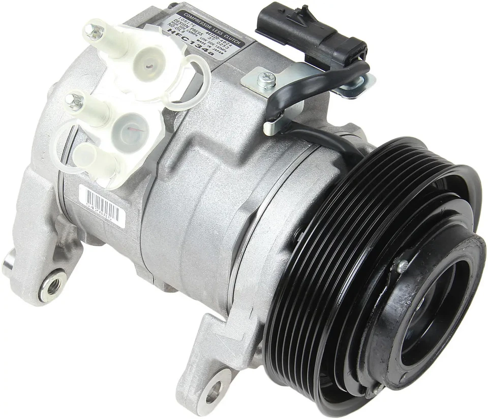 Compressor DENSO 471-0398 com embreagem para 03-08 Dodge 1500 2500 3500 - Imagem 2 de 4