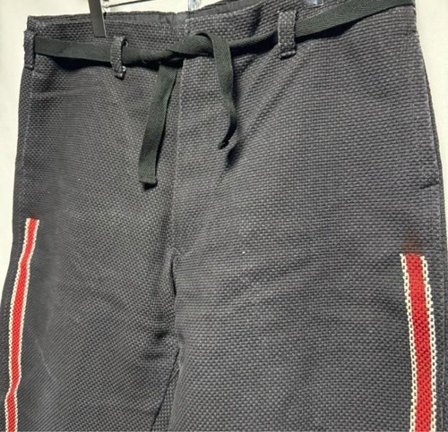 Japanese Vintage Firefighter Sashiko Work Pants Showa Era Line L - Picture 3 of 3