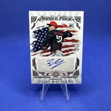2025 Panini Boys of Summer Zebby Matthews /99 America's Best Rookie Auto - Twins