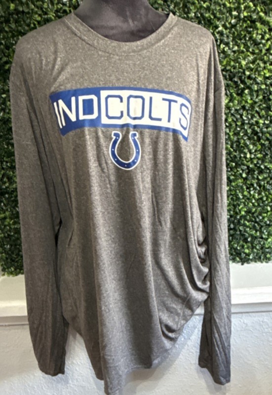 NFL Apparel Indianapolis Colts NFL Football Gray Shirt Size 3XL