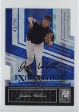 2007 Donruss Elite Extra Edition 43/50 Jordan Walden #109 Auto 18jt