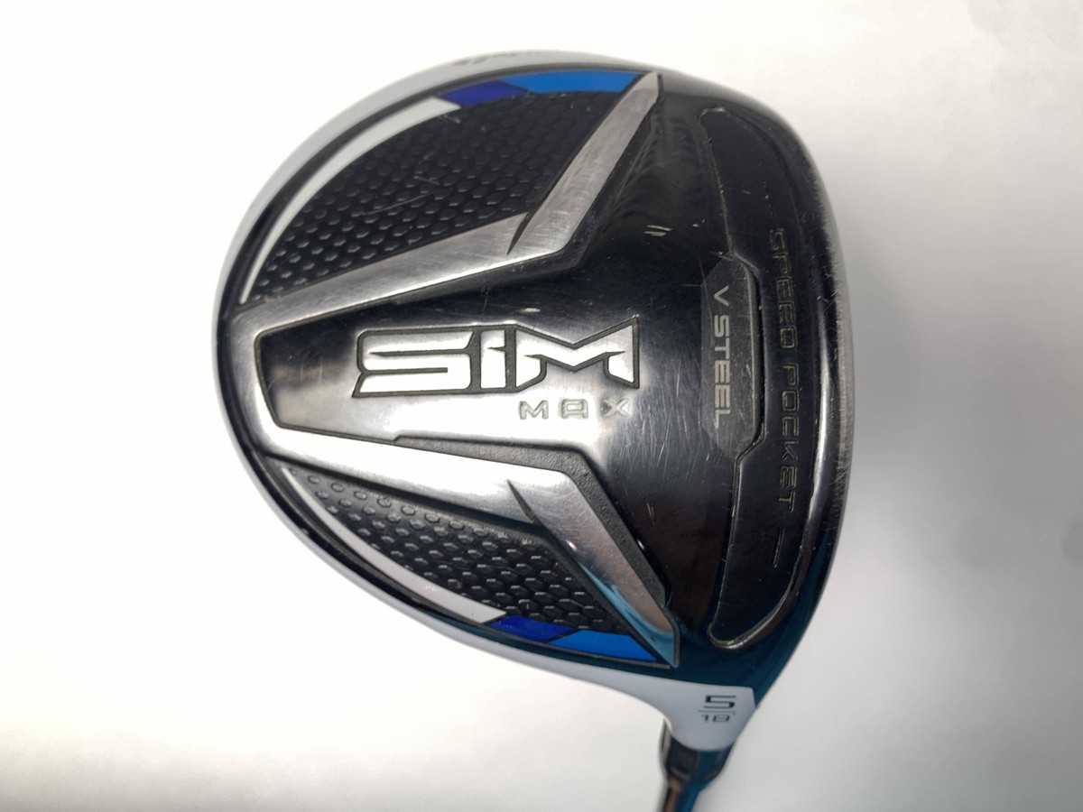 TaylorMade SIM MAX 5番ウッド フジクラ 6-S TaylorMade SIM MAX 5 Fairway Wood 18* Fujikura Ventus Blue 6