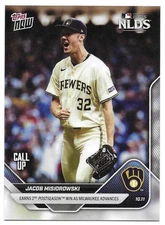 Jacob Misiorowski Call-Up (ROOKIE) NLDS Win 2025 MLB Topps NOW #858 Sp / 1564