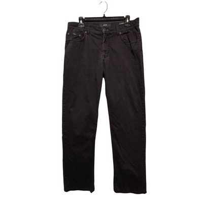 Brax Feel Good Pants Jeans Mens 33''w X 28.5'' Cooper Fancy Regular Stretch Black 