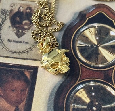 G59 SUICIDEBOYS $UICIDEBOY$ SKULL ANHÄNGER (GOLD)