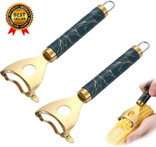 Cobb Gobbler Corn Peeler(2-Pack) Stainless Steel Corn Kernel Stripper Tool