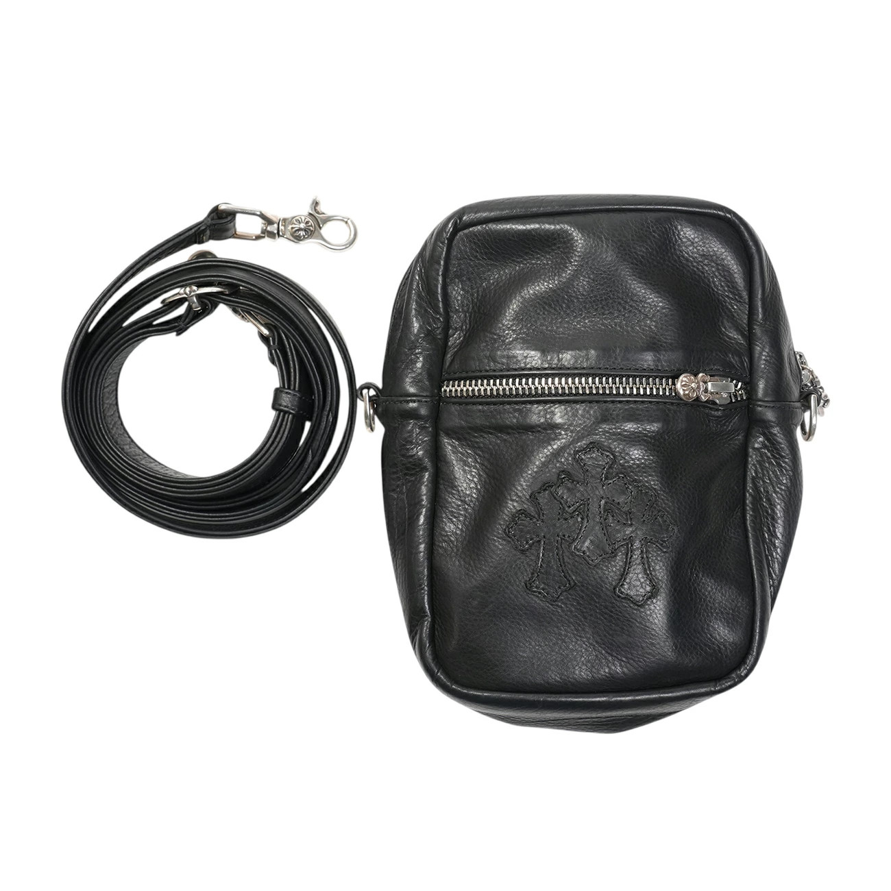 Chrome Hearts Cross Patch Taka TAKAMINI BAG Leather Shoulder Bag r51_0211 thumbnail 7