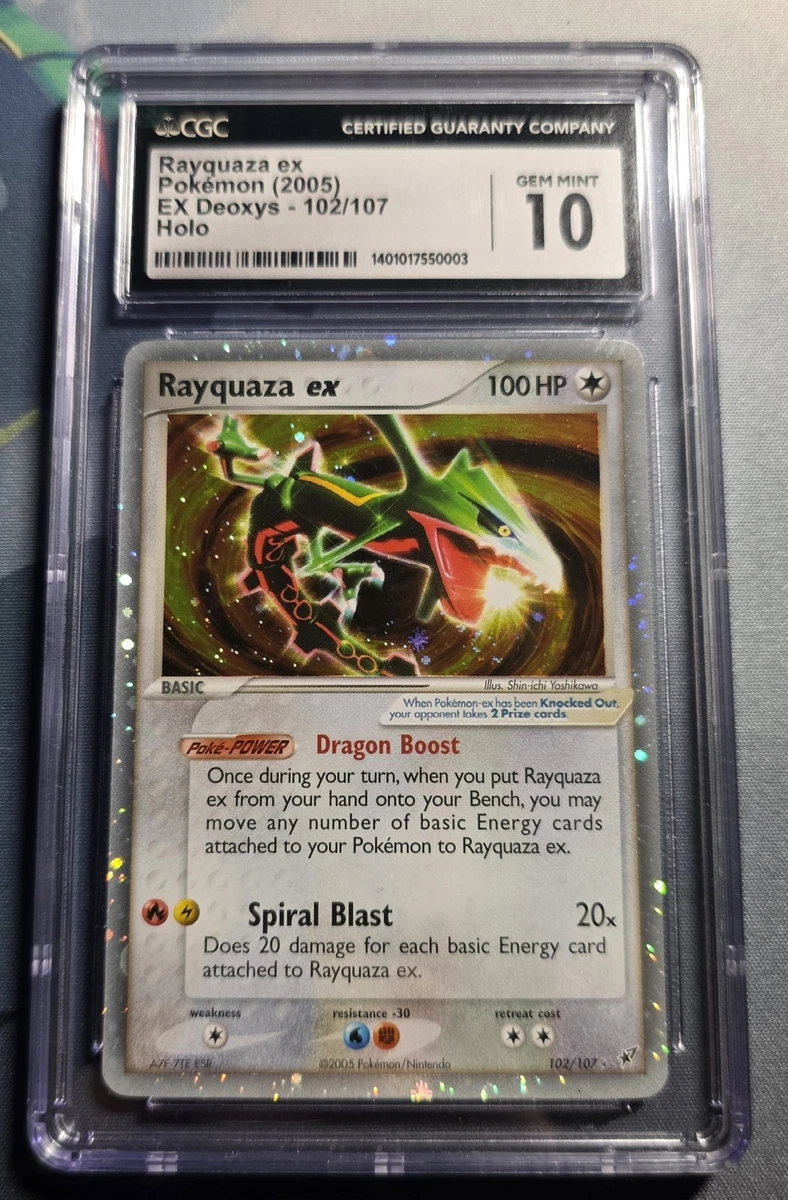 Pokémon TCG EX Deoxys Grade 10 Individual Collectible Card Game