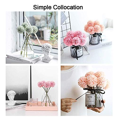 Artificial Flowers, 10Pcs Fake Flowers Silk Artificial Chrysanthemum Ball Hyd... - Picture 6 of 7