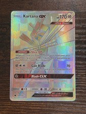 Kartana GX 117/111 Rainbow Rare Crimson Invasion Pokemon Holo NM-