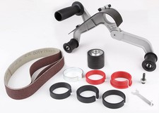 Edelstahl Schleifadapter | 3x Schleifb&auml;nder | 100mm Durchmesser