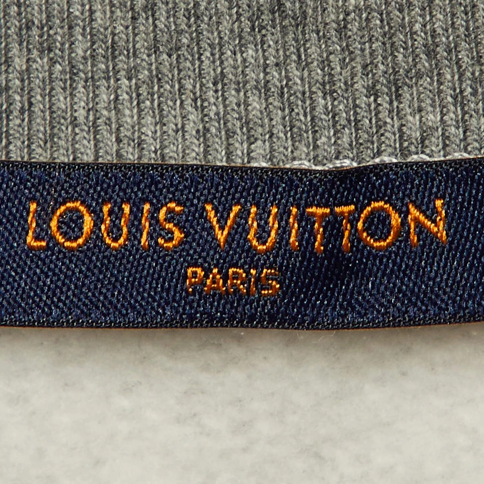 Sudadera Louis Vuitton X Nigo Gris Logo Estampado Algodón XXL Foto 4 de 4