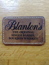 2-pack Blanton's KY Bourbon Trail Leather Hat/Beanie/Backpack Iron-on Patch
