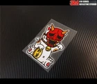 Lucky wealthy Money CAT Japanese Hannya Mask Oat JDM Car Reflective Sticker #013