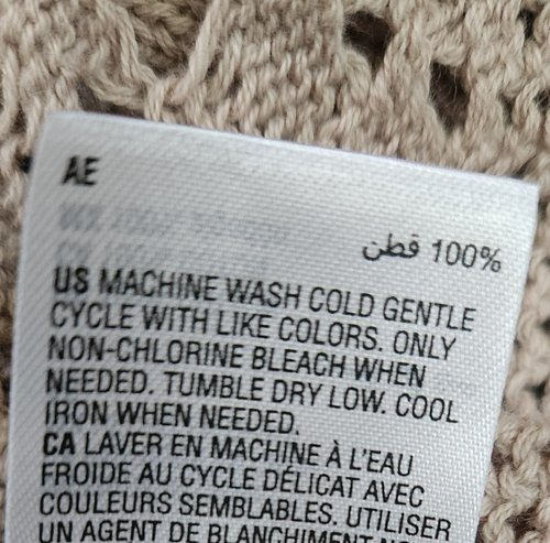 Inc International Concepts Women's Beige Crochet Cardigan Size Large NWT (47) - Picture 6 of 7