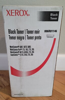 Genuine Xerox 006R01146 Black Toner 2 Cartridges/1Waste Bottle Sealed ...