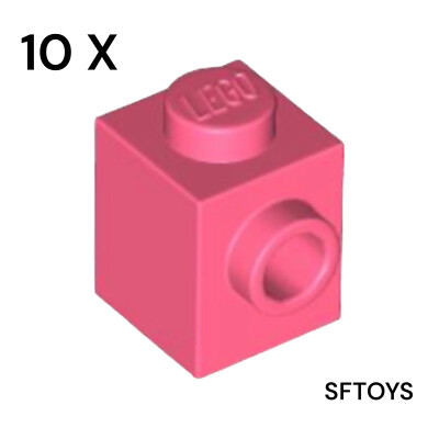 LEGO Part 87087 - Pack of 10 Pieces - Brick Modified 1x1 w/Stud