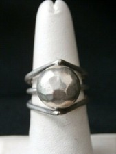 Vintage Sterling Silver Handmade Hammered Southwestern Ring. Make Offer 1444
