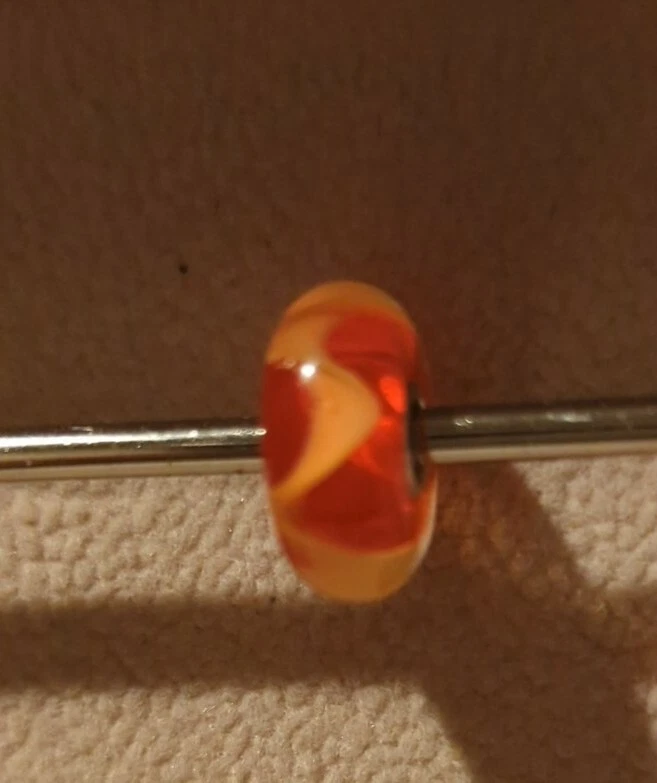 Authentic Trollbeads Coral Wave Bead - Image 2 of 2