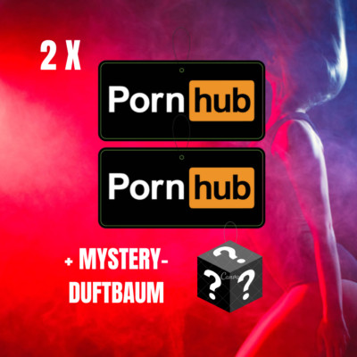 Pornhub Duftbaum lustig 2 Stk. Black Ice Set Wunderbaum Auto Duft Lufterfrischer
