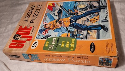 Vintage 1965 Whitman Hasbro GI Joe 150 Piece Jigsaw Puzzle Navy | eBay