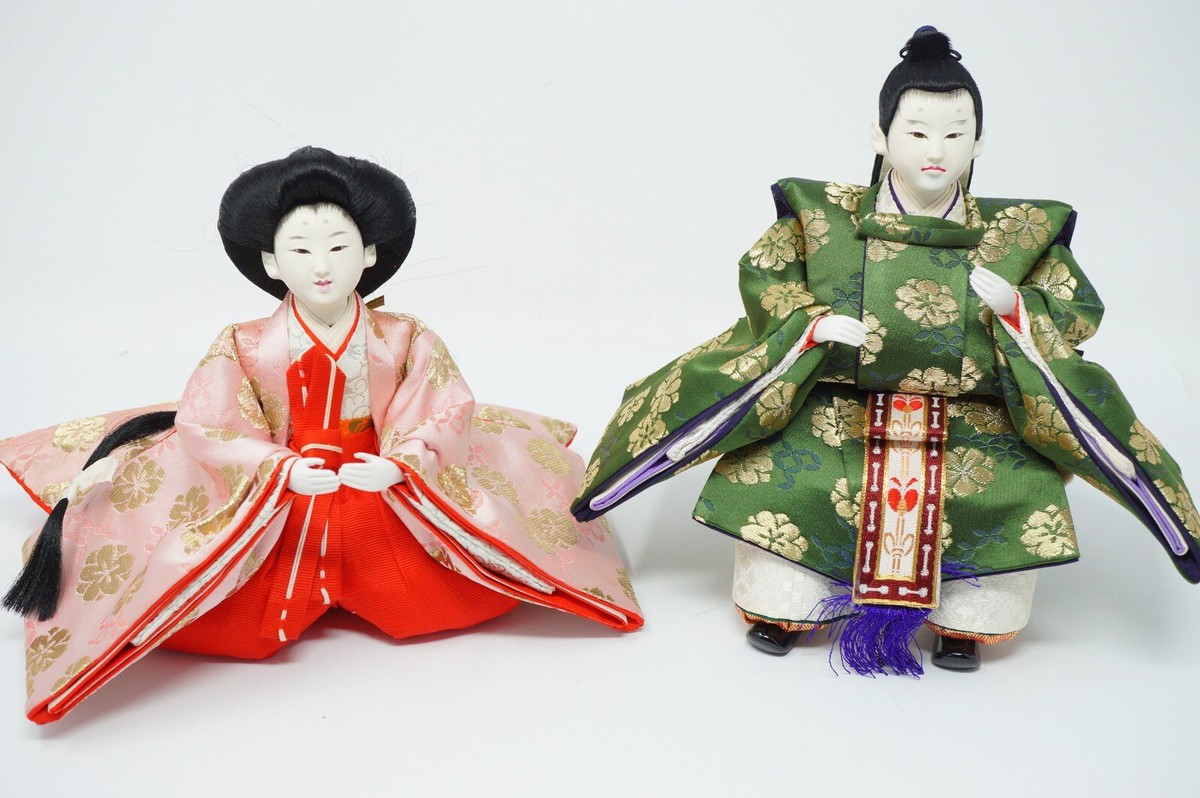 雛人形/Traditional Japanese Hina Doll Set Meiji Era Traditional Hina Matsuri Doll Set, Japan, 1890s