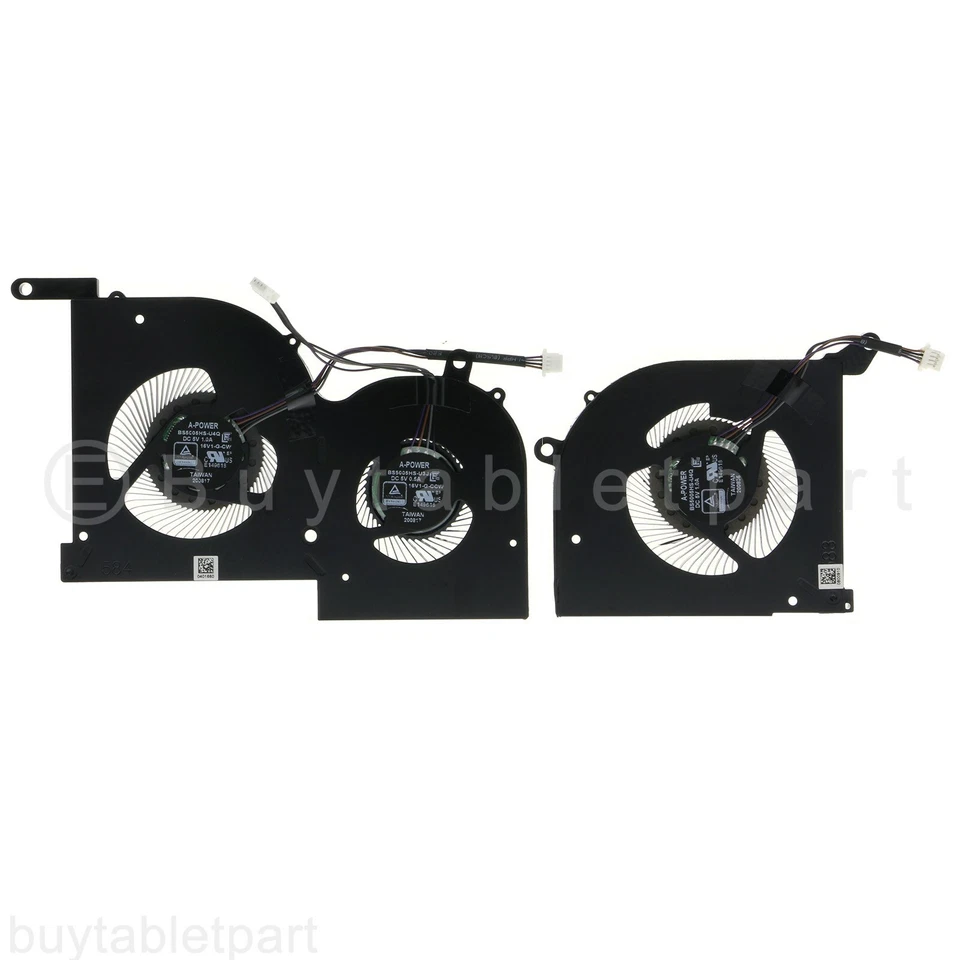 CPU+GPU Cooling Fan For MSI GS66 WS66 Stealth 10SD 10SE 10SF 10SFS 10SGS MS-16V1 - Image 2 of 4