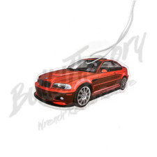 New Jdm Air Freshener - Orange Bmw E46 Car Hanging Air Freshener