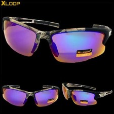MILITARY TACTICAL Hunting Sports Wrap Safety Camouflage SUNGLASSES Camo Frame