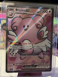 Pokemon Twilight Masquerade SV06 FA Blissey ex 201 Ultra Rare NM