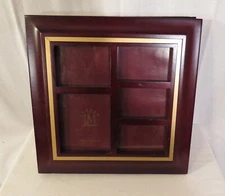 Vintage 80's Jordan Mark Wooden Display Photo Album