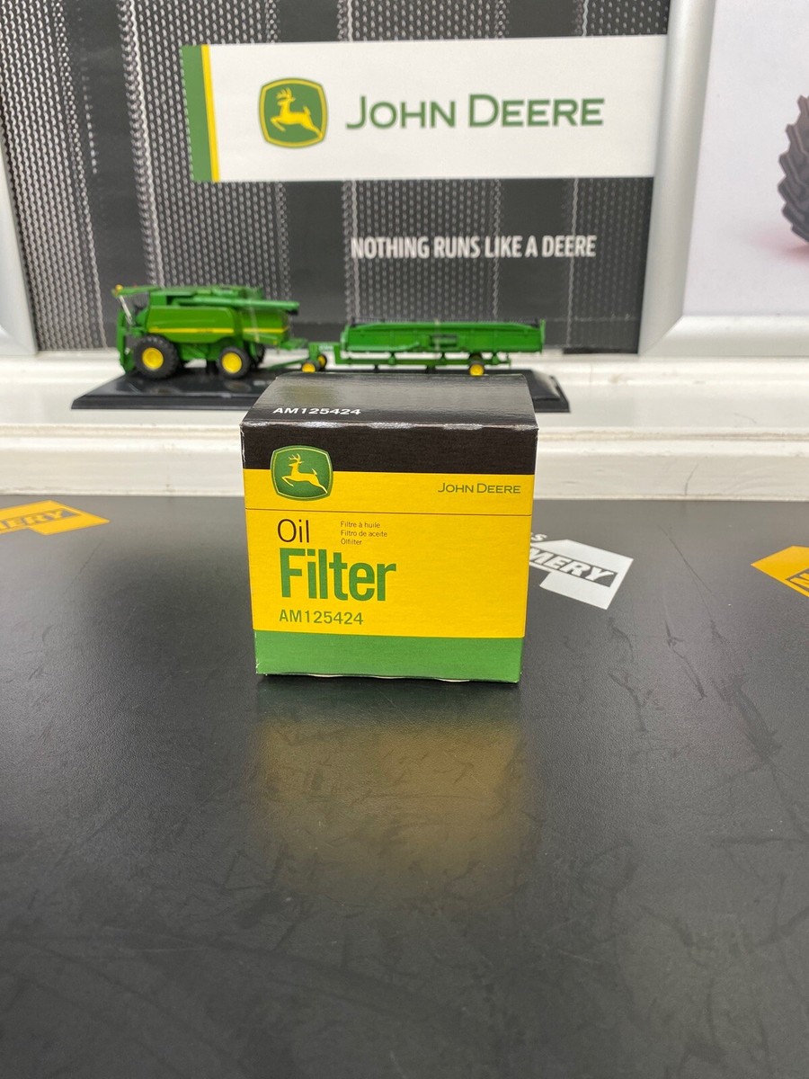 Genuine John Deere Ride On Mower Petrol Engine Oil Filter AM125424 