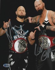 Luke Gallows & Karl Anderson Signed WWE 8x10 Photo BAS Beckett COA Bullet Club 1