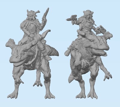 Star Wars Legions Miniaturen - Raven Claw Lizard Beast Riders