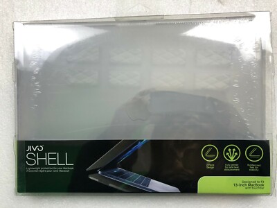 Jivo Hülle für Macbook Pro 13'' mit Touch Bar - Frosted Clear - Neu