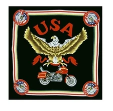 USA Biker Eagle Motorcycle Flag BANDANA Head Face Neck Scarf Wrap Cover Scarves