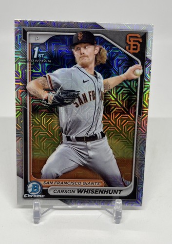 2024 Bowman Carson Whisenhunt 1st Mega Box Mojo Refractor #BCP-96