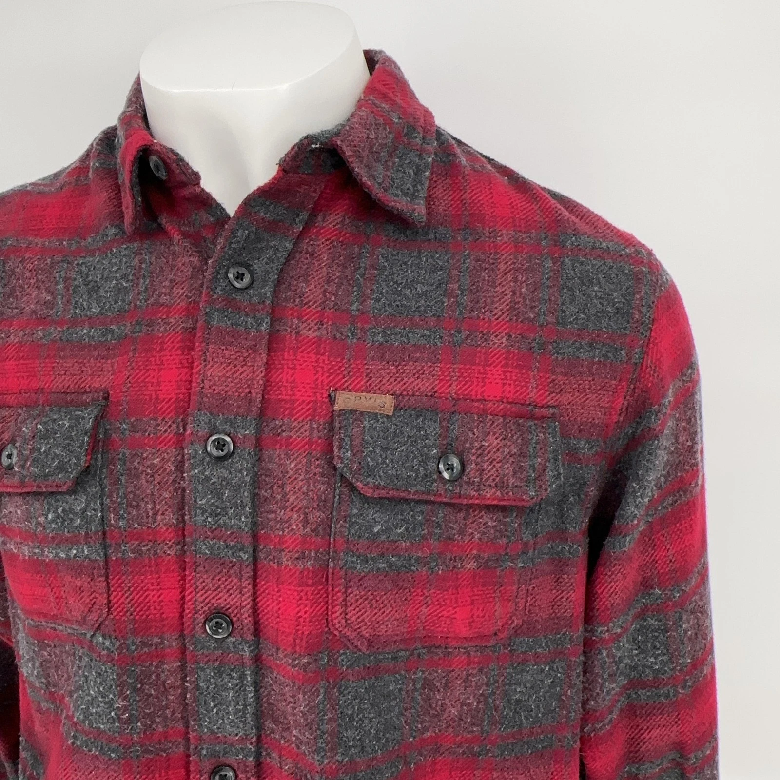 Orvis Shirt Mens Large Red Gray Plaid Lined Big Bear Flannel Button Up Outdoor
Opens in a new window