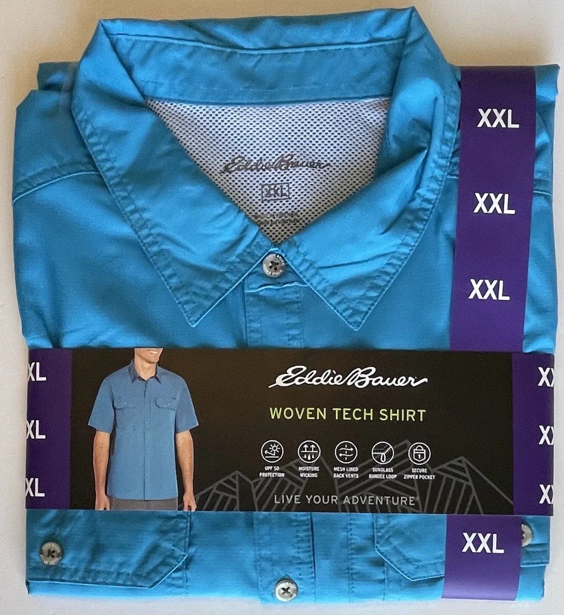 Polo BURBERRY Eddie manches courtes coton piqué beige logo Monogramme TB
